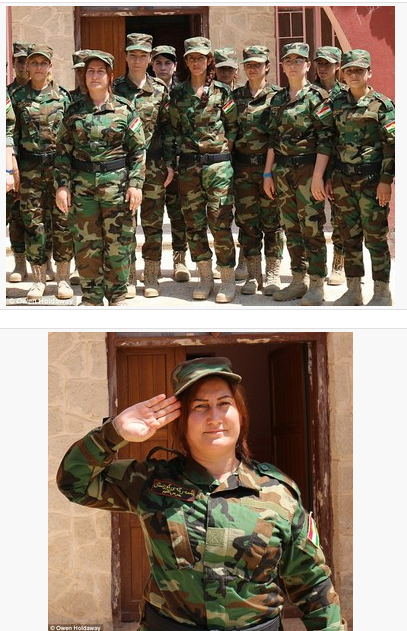 تشکیل ارتش زنان ایزدی بر علیه داعش+تصاویر 
